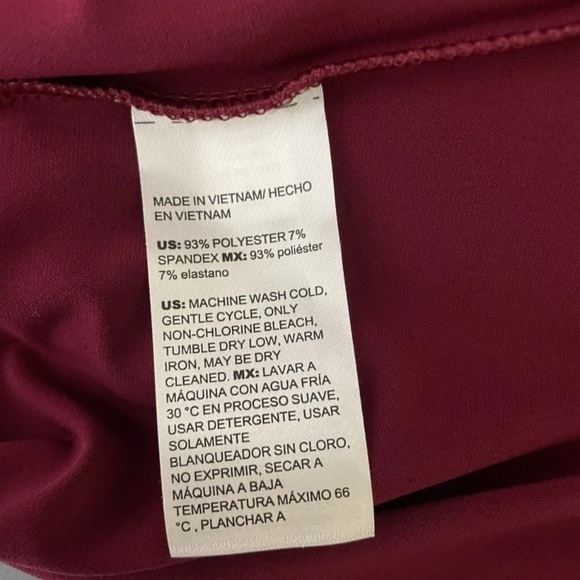 NWT Chico’s Women XL Berry Compote Mock Neck Maxi Dress Career Event Date Night - Picture 4 of 9